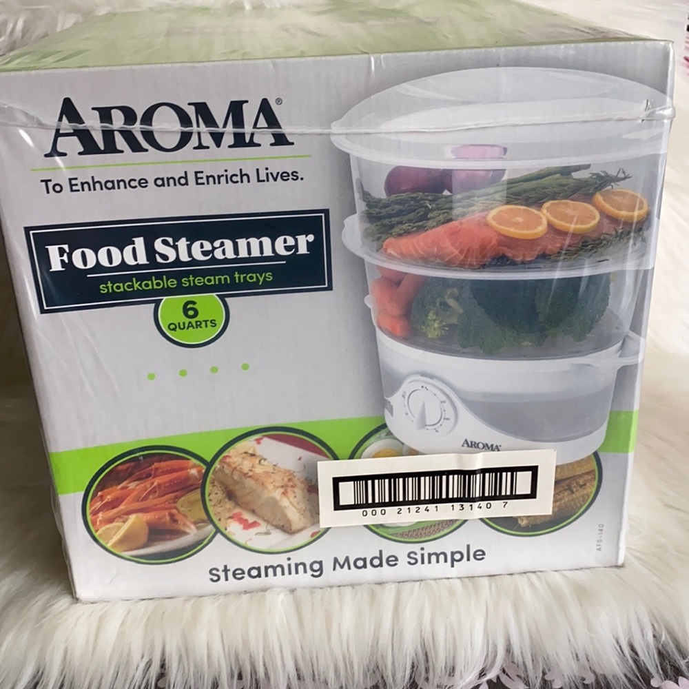 Aroma Housewares 6 Quart Food Steamer With Stackab